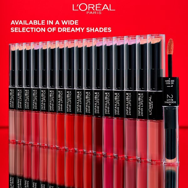 L'Oreal Paris Infallible 24HR 2 Step Lip Incessant Russ 312