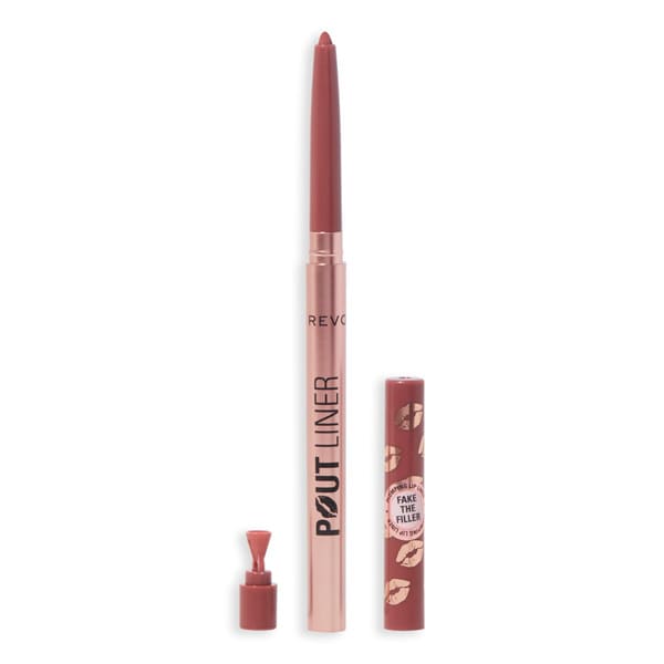 Revolution Pout Bomb Plumping Lip Liner Doll Cool Nude
