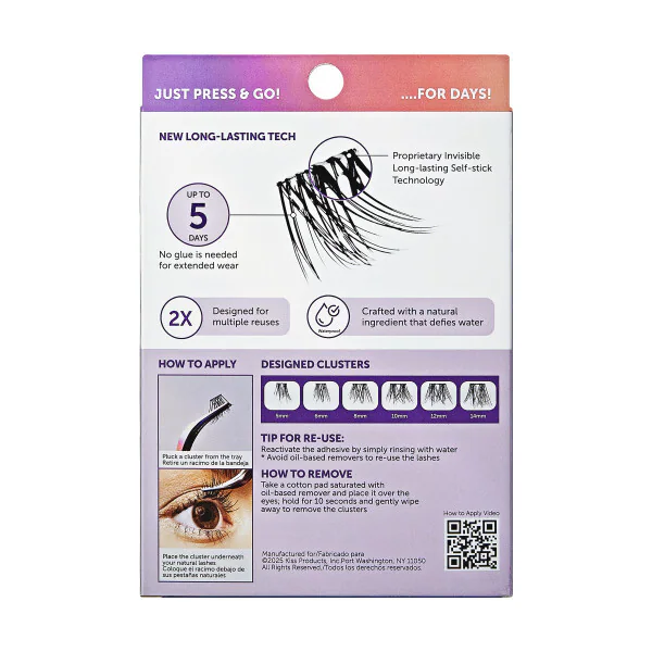 Impress Falsies Lasting Self Adhesive Eyelashes  Demi Wispy