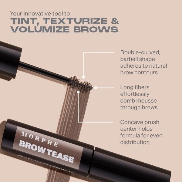 Morphe Brow Tease Volumizing Mousse - Hazelnut