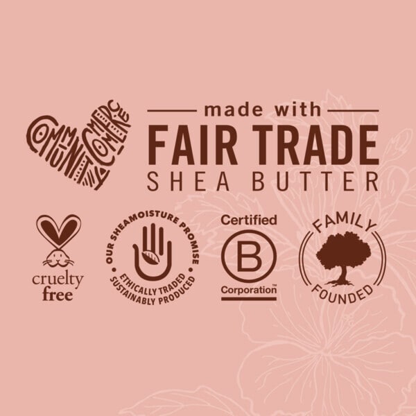 SheaMoisture  coconut & hibiscus curl & shine shampoo 384ml