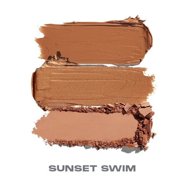 Morphe Cheek Thrills Multi-Finish Face Trio - Sunset Swim
