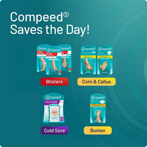 Compeed Blister Plasters Mixed Sizes Pack of 5
