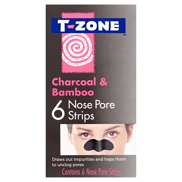 T-Zone Charcoal & Bamboo Nose Pore Strips 6s