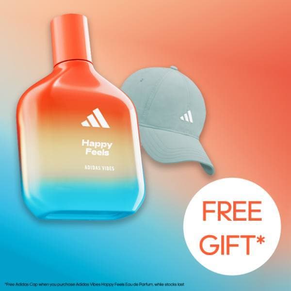 adidas Vibes Happy Feels Eau de Parfum, For All, 100ml