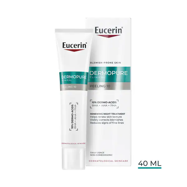 Eucerin Dermopure Clinical Overnight Peeling Treatment 40Ml