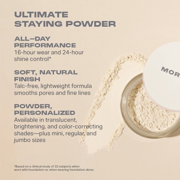 Morphe Bake & Set Setting Powder - Brightening Pink
