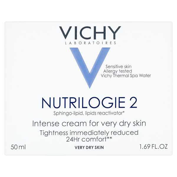 VICHY Nutrilogie Intense Moisturiser for Very Dry Skin 50ml