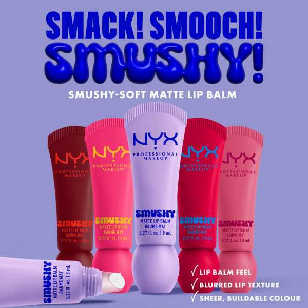 Nyx Professional Makeup Smushy Matte Lip Balm Soft Smile