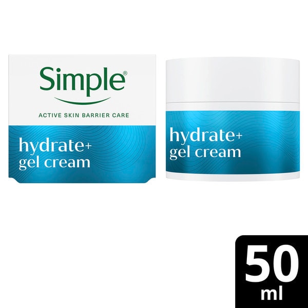 Simple Face Gel Cream Hydrate+ 50Ml