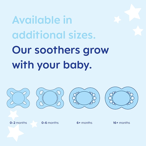 Mam Start 0-2M Night Soother 2Pk - Uni