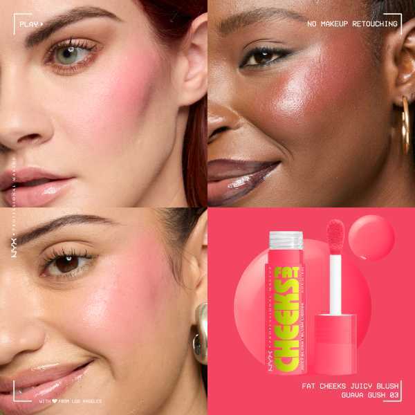 Nyx Professional Makeup Fat Cheeks Blush Guava Gush
