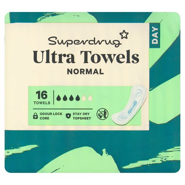Superdrug Normal Ultra Sanitary Towels x16
