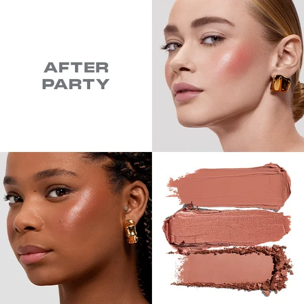 Morphe Cheek Thrills Multi-Finish Face Trio - After Party
