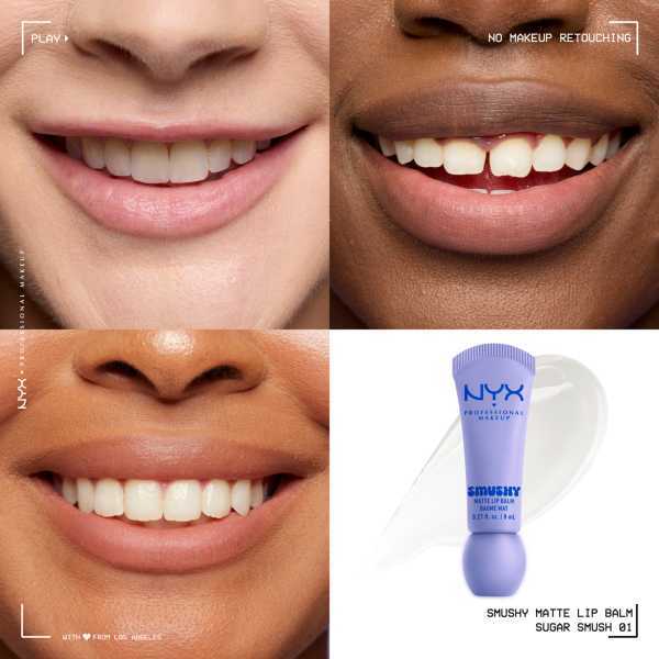Nyx Professional Makeup Smushy Matte Lip Balm Sugar Smush