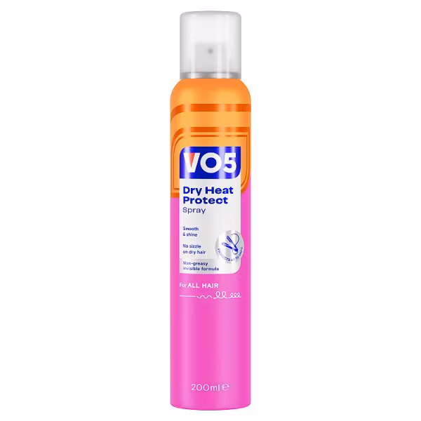Vo5 Dry Heat Protect Spray 200ml