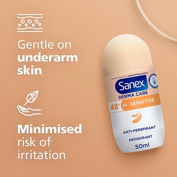 Sanex Derma Care Sensitive 48Hr Antiperspirant 50Ml