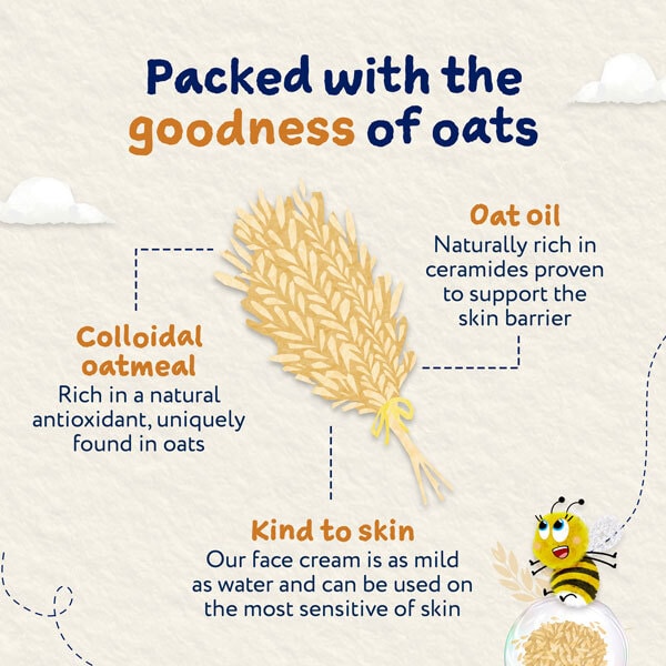 Childs Farm Oatderma Face Cream Fragrance-Free 50Ml