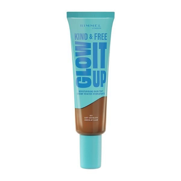 Rimmel Kind & Free Glow It Up Hydrating Skin Tint 610 Soft Chocolate