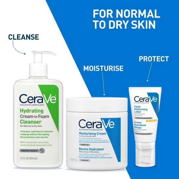 CeraVe Hydrating Cream-to-Foam Cleanser 236ml