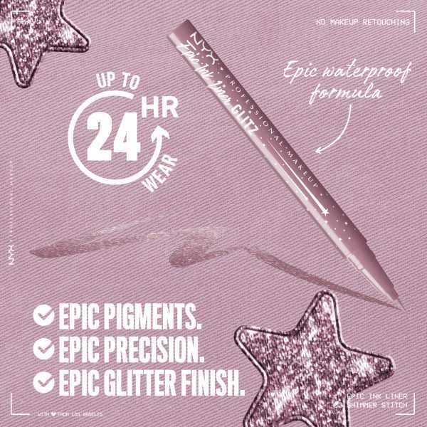 Nyx Professional Makeup Epic Ink Glitz Liner Shimmer Stitch
