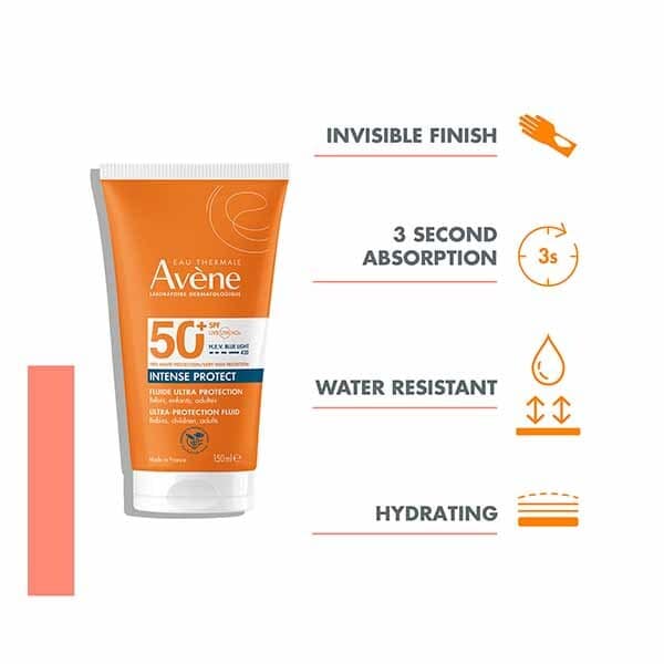 Avène Intense Protect Suncream Fluid Spf50+ 150ml