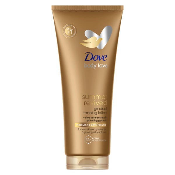 Dove Summer Revived Medium to Dark Gradual Tanning Lotion 200 ml