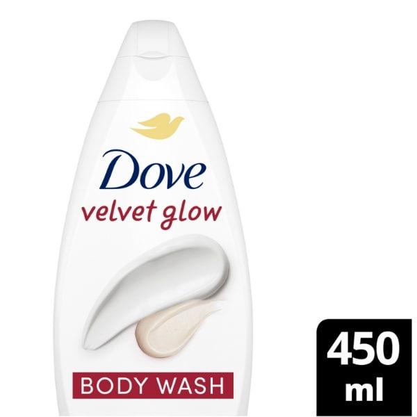 DOVE SILKY VELVET SHOWER GEL 450ML