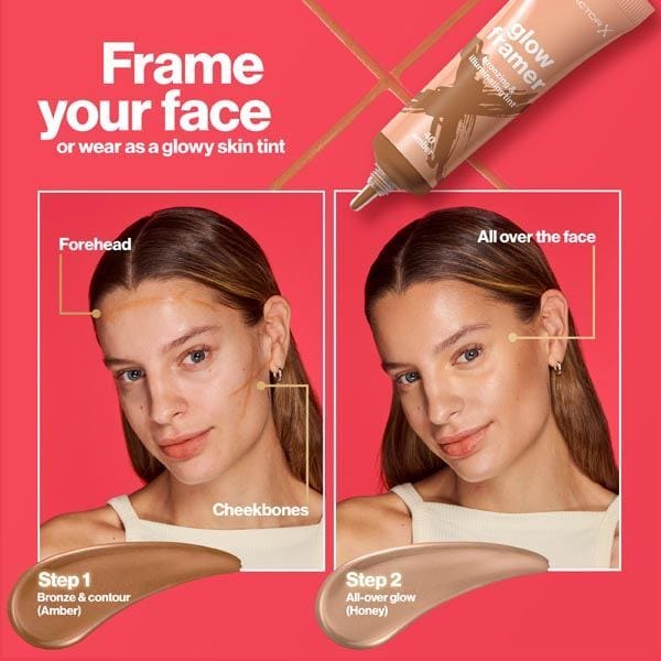 Max Factor Glow Framer Bronzing and Illuminating Tint, Bronze 30ml