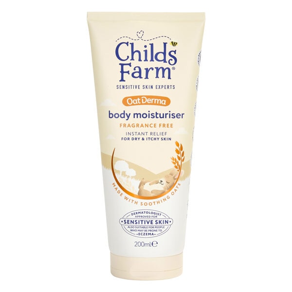 Childs Farm Oatderma Body Moisturiser Fragrance-Free 200Ml