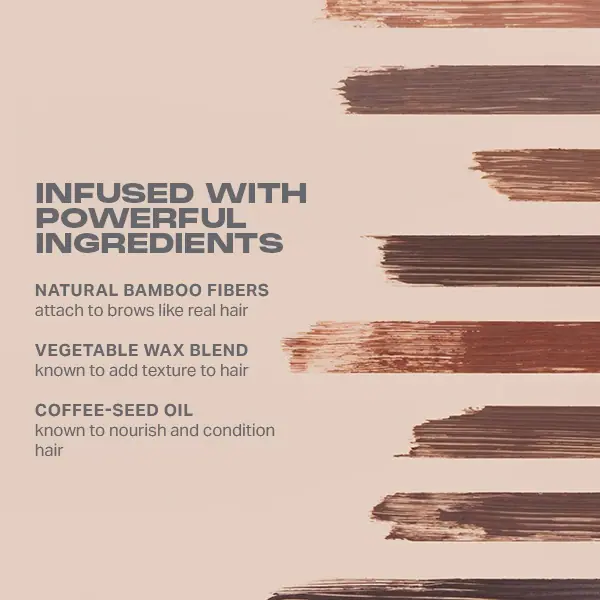 Morphe Brow Tease Fiber-Infused Volumizing Mousse - Almond