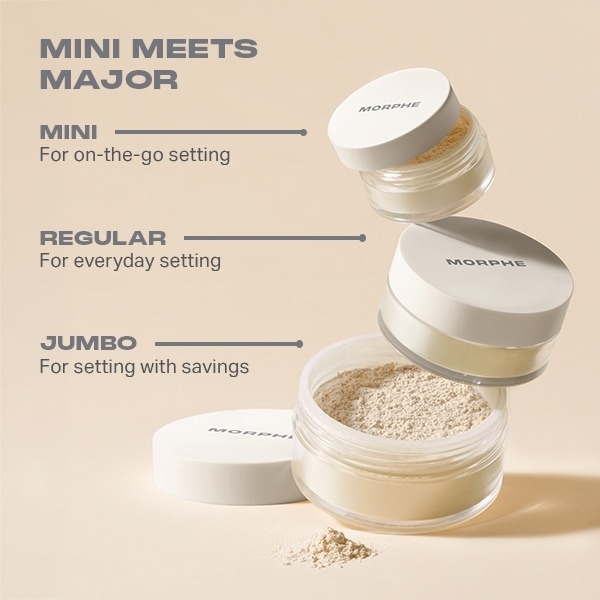 Morphe Bake & Set Setting Powder - Brightening Pink