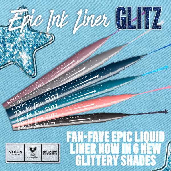 Nyx Professional Makeup Epic Ink Glitz Liner Tapered Twinkle