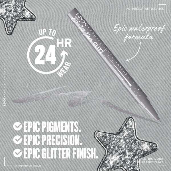 Nyx Professional Makeup Epic Ink Glitz Liner Flashy Flare