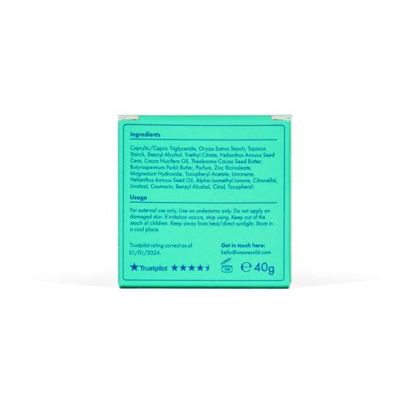 Wild Cotton & Sea Salt Sensitive Deodorant Refill 40g