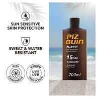 Piz Buin Allergy Sun Sensitive Skin Lotion SPF15 Med 200ml