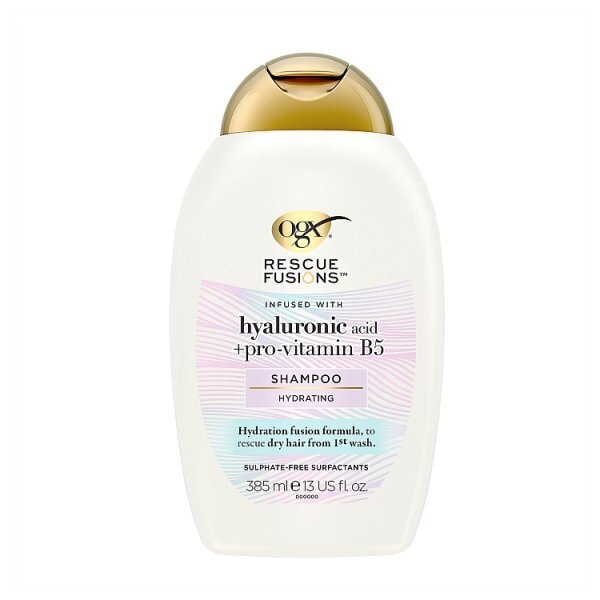 ogx Rescue Fusions Hyaluronic Acid Shampoo 385ml