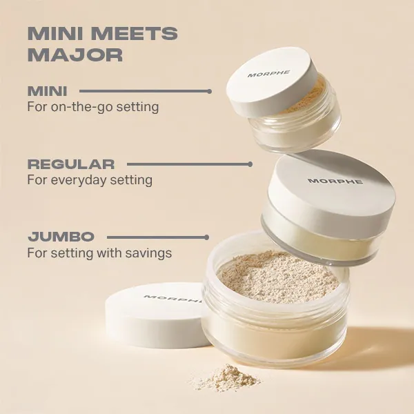 Morphe Bake & Set Setting Powder - Translucent