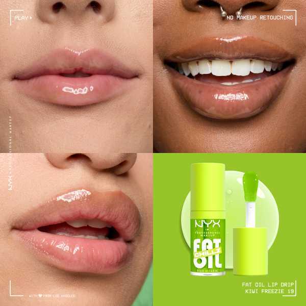 Nyx Professional Makeup Fat Oil Lip Drip Kiwi Freezie