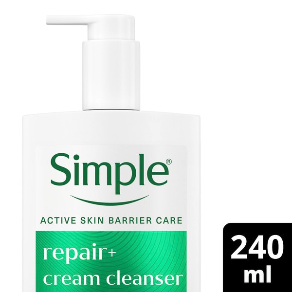 Simple Face Crm Cleanser Repair+ 240Ml