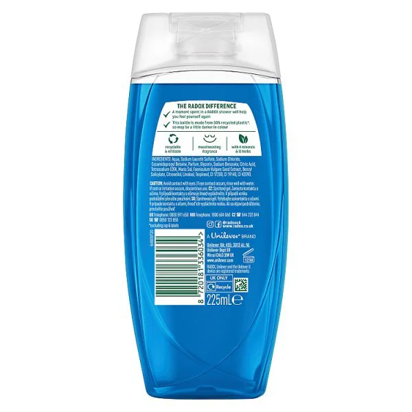 Radox Feel Awake 2-in-1 Shower Gel & Shampoo 225 ml